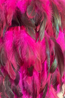 Fuschia Feather Mini Skirt image 1