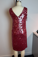 Unbranded Pink Beaded Sequin Mini Dress image 2