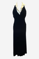 Ralph Lauren Black Velvet Sheath Maxi Dress image 0