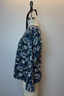 Blue Floral Cotton Cardigan image 2