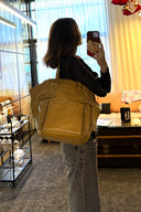 YSL Downtown Mustard Tote Handbag image 2