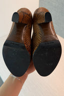 MiuMiu Exotic Snakeskin Pumps image 6
