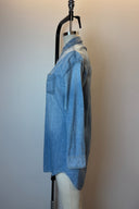 J Brand Denim Long Sleeve Button Up Shirt Dress image 1