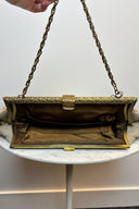 Floral Tapestry with Filigree Closure and Chain image 1