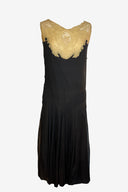 Antique 1920's Silk Flapper Midi Dress image 0
