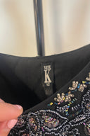 Vintage Mr K Embellished Handkerchief Hem Mini Dress image 3