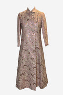 Unbranded Pink Padded Lurex Opera Coat image 0