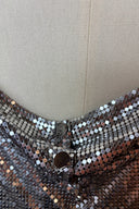 Paco Rabanne Silver Metal Knit Mini Dress image 9