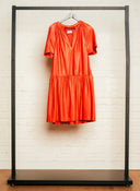 Stand Studio Red Leather Midi Dress image 2