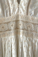Zimmermann V Neck Cream Midi Dress image 3