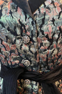 Adolfo Floral Midi Dress Robe image 1