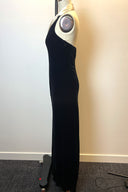 Ralph Lauren Black Velvet Sheath Maxi Dress image 1