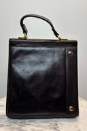 Black Leather Gentlemans Portfolio Bag image 1