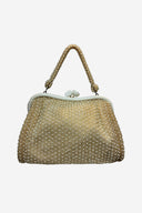 Cordé-Bead Creme Beaded Bag image 0