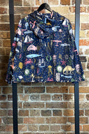 Jules Verne Astro Print Windbreaker image 2