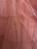 Vintage Apricot Tulle Cocktail Gown image 6