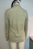 Vintage Button Up Suede Jacket image 2