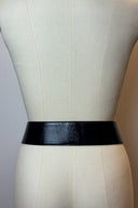 Yves Saint Laurent Navy Blue Patent Leather Belt image 2