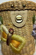 Cane Butterfly Bucket Bag image 2