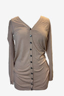Lisa Ho Peach Longline Cardigan