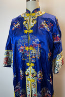 Bai Hua Blue Embroidered Coat image 1
