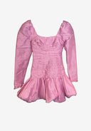 Aje Bijou Ruffled Pleated Taffeta Mini Dress image 0