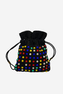 Vintage Colourful Beaded Pouch image 0