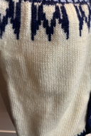 Nordic Blue and Cream Knit Cardigan image 7