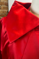 Edmunds of Denver Vintage Red Satin Coat image 2