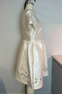 Kate Spade Embroidered Cutwork Cocktail Mini Dress image 1