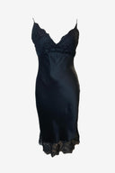 Little Joe Black Slip Lace Midi Dress