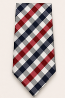 Checked Silk Tie