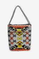 Beaded Fringe Shopper Bag image 0