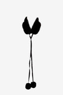 Vintage Fur Collar with Pom Pom image 0