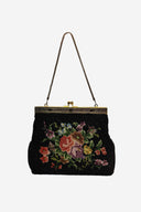 Beaded Tapestry Kiss Lock Clutch image 0