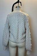 Seed Cream Beige Wool Cardigan image 2