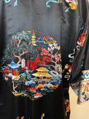 Golden Bee Black Embroidered Coat image 3
