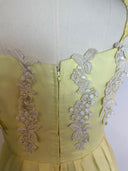 Vintage Lemon Sweetheart Midi Dress image 3