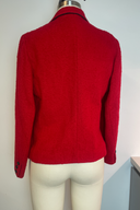 Vintage Azens Furs Fashions Red Wool Blazer image 2