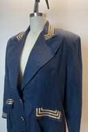 Costa Moda Sailor Style Linen Blazer image 3