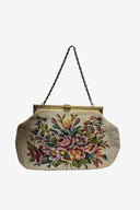 Floral Tapestry with Filigree Closure and Chain image 0