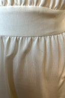 Halston Heritage White Silk Midi Dress image 8