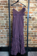 George Gross Mulberry Taffeta Gown image 2