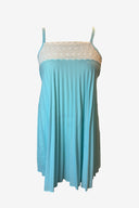 Patricia Pale Blue Slip Mini Dress image 0