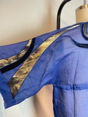 Emilio Pucci Blue V Neck Maxi Dress image 1