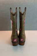 Vintage Pink Floral Cowboy Boots image 4