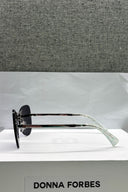Chanel Mirror Quilted Rimless Aviator Sunglasses image 2