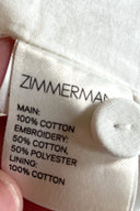 Zimmermann V Neck Cream Midi Dress image 5