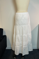 White Petticoat Midi Skirt image 2