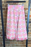 Vintage Textured Blush Culotte Set image 7
